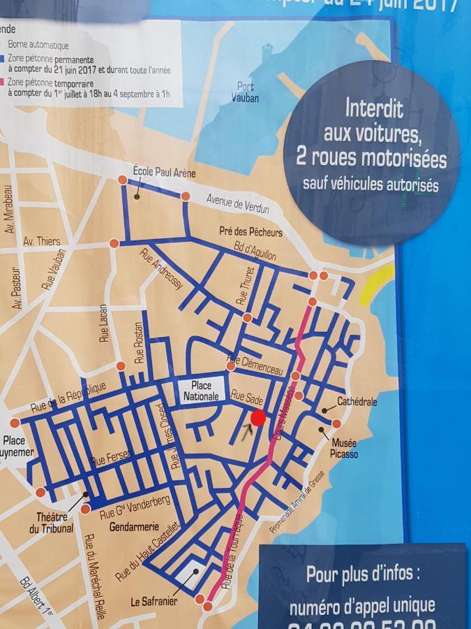 Appartement 2 Pieces Coeur Vieil Αντίμπ Εξωτερικό φωτογραφία